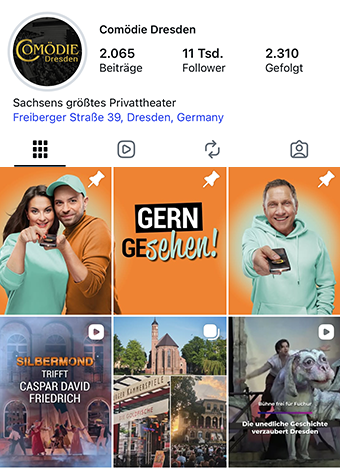 Comödie Dresden auf Instagram