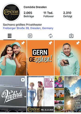 Comödie Dresden auf Instagram