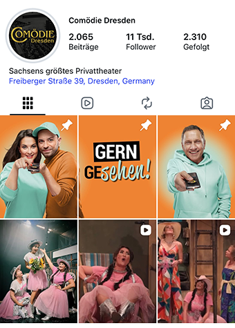 Comödie Dresden auf Instagram