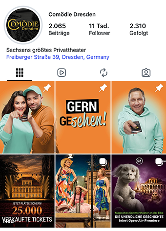 Comödie Dresden auf Instagram