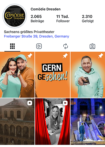 Comödie Dresden auf Instagram