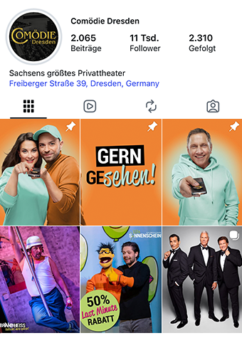 Comödie Dresden auf Instagram