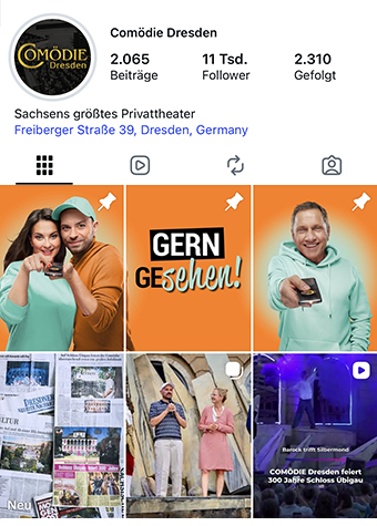 Comödie Dresden auf Instagram