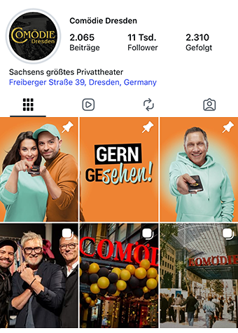 Comödie Dresden auf Instagram