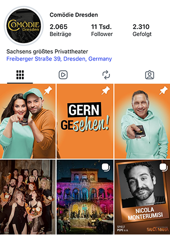 Comödie Dresden auf Instagram