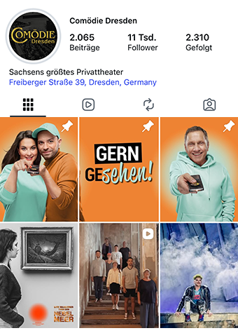 Comödie Dresden auf Instagram