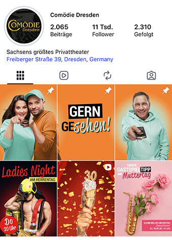 Comödie Dresden auf Instagram