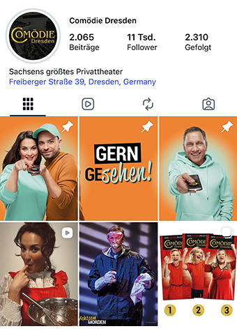 Comödie Dresden auf Instagram