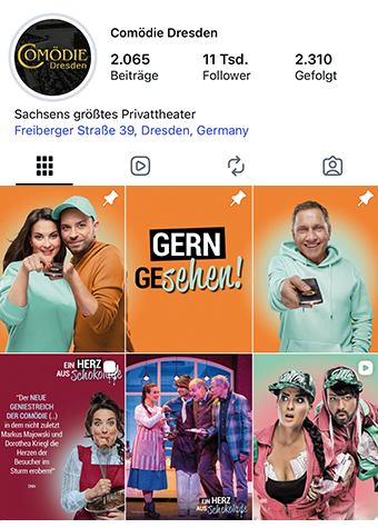 Comödie Dresden auf Instagram