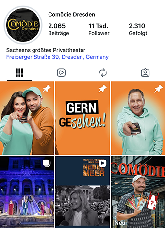 Comödie Dresden auf Instagram