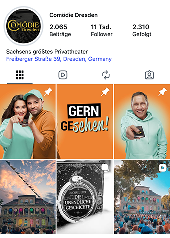Comödie Dresden auf Instagram