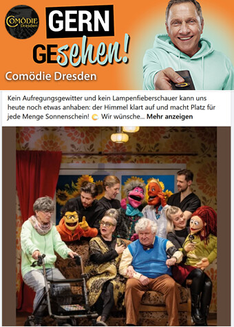 Comödie Dresden auf Facebook