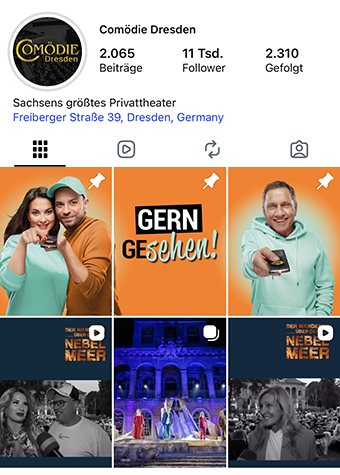 Comödie Dresden auf Instagram