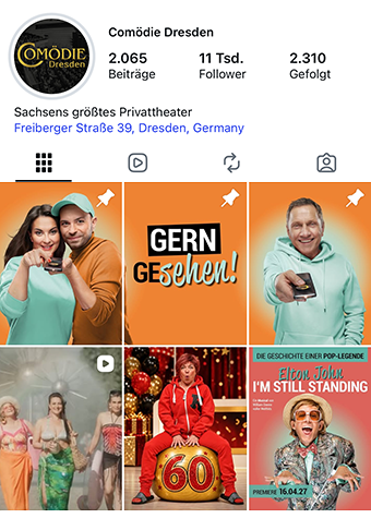Comödie Dresden auf Instagram