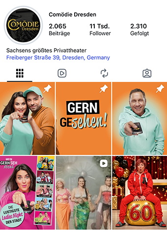 Comödie Dresden auf Instagram