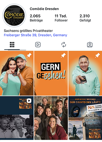 Comödie Dresden auf Instagram