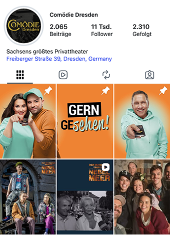 Comödie Dresden auf Instagram