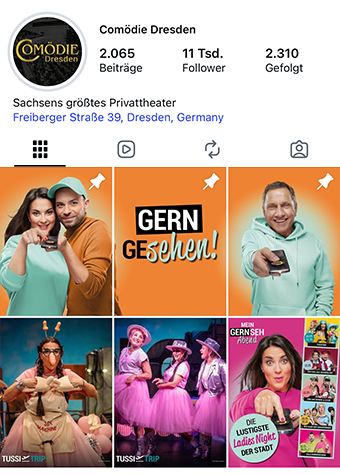 Comödie Dresden auf Instagram