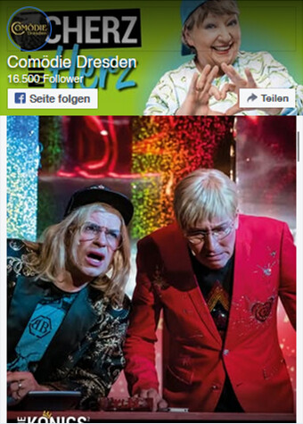 Comödie Dresden auf Facebook