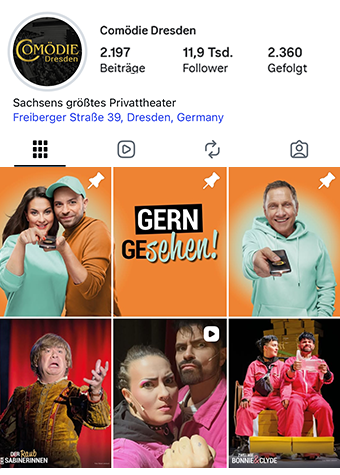Comödie Dresden auf Instagram
