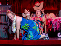 Szene aus der neuen Komödie