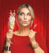 Motivbild mit Kim Fisher zur Geburtstagsgala der Comödie (Hochformat)